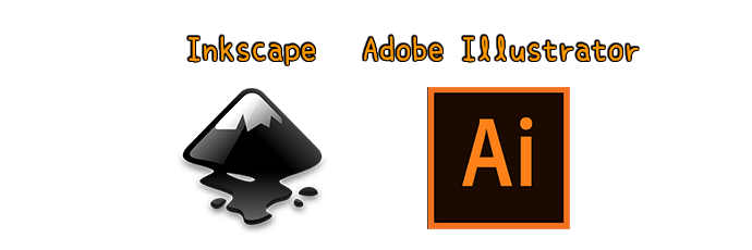 inkscape和adobe illustrator的商標